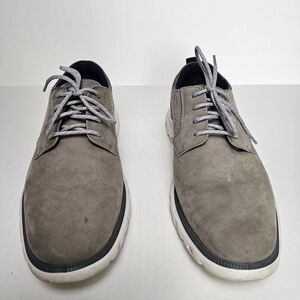 Johnston & Murphy Gray Oxfords Sleek Suede Design Size 9